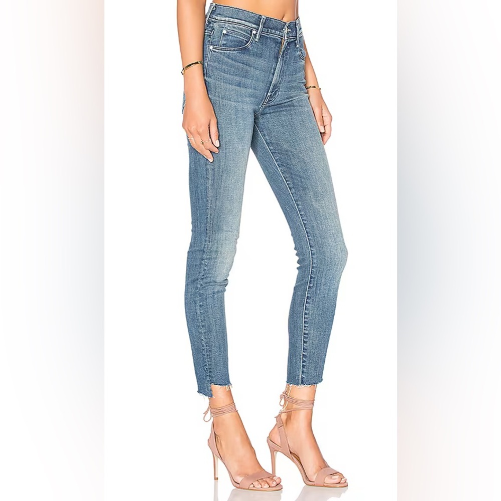 MOTHER The Stunner Ankle Step Fray in Good Girls Do SIZE 24